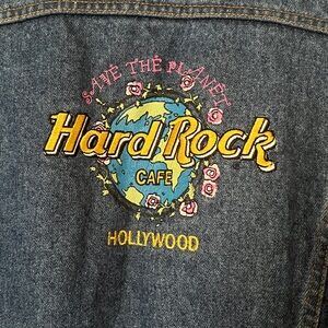 Vintage Hard Rock Denim Jacket